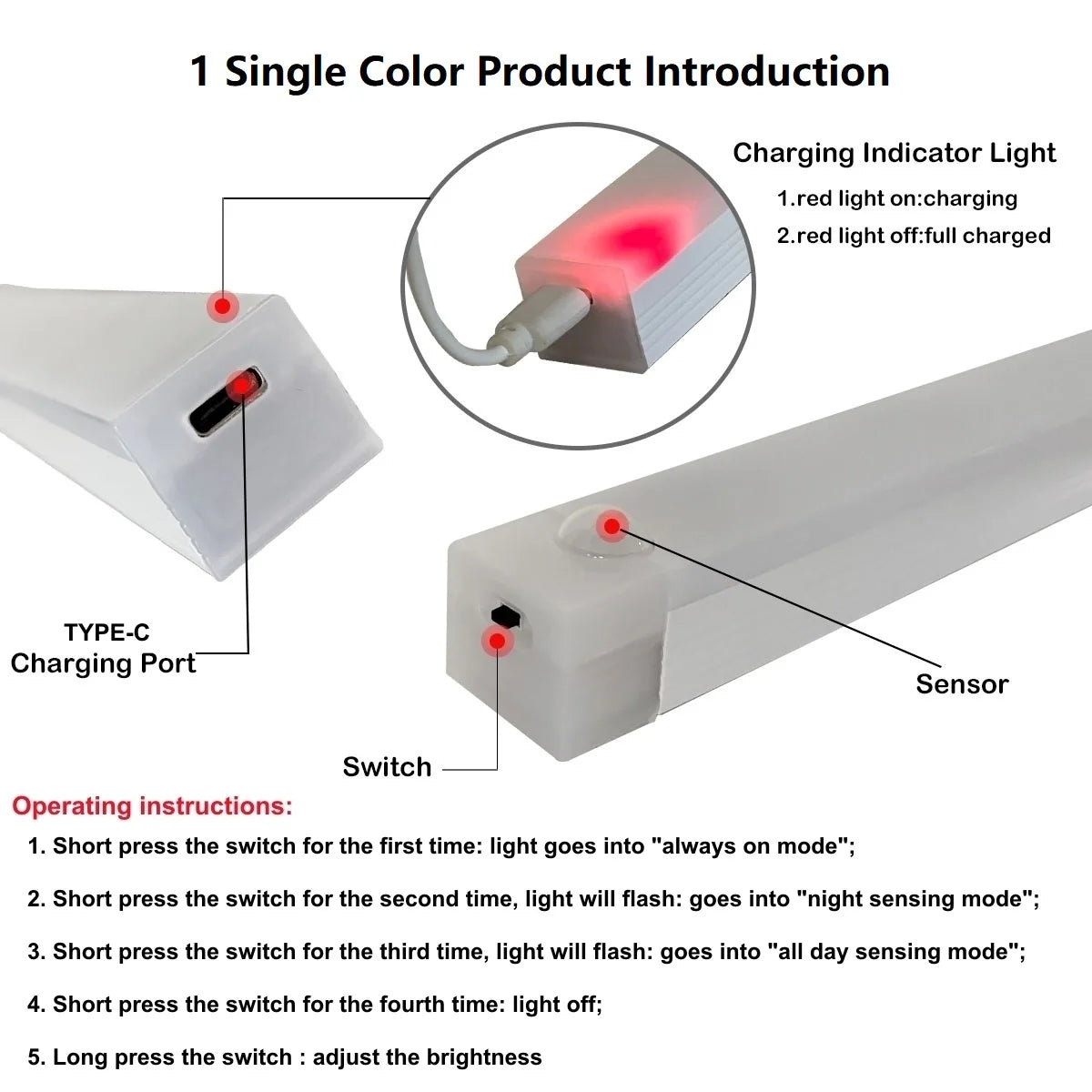 AuraGlow - Smart Motion Sensor LED Bar